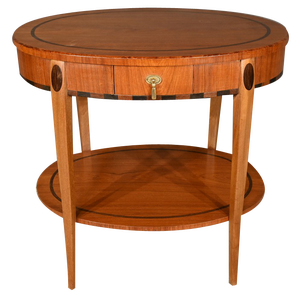 Art Deco Mahogany Pedestal Table, 1930s