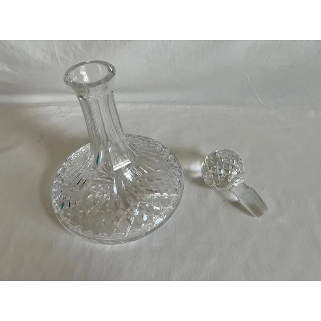 Waterford Crystal Mid 20th Century Waterford Lismore Ships Decanter For Sale - Image 4 of 7