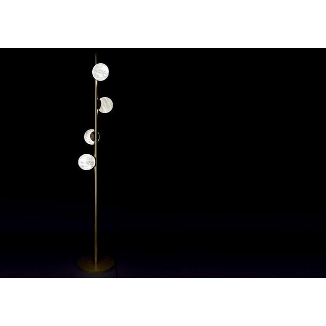 Not Yet Made - Made To Order Ofione Freedom Green Metal Floor Lamp by Alabastro Italiano For Sale - Image 5 of 7