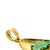 1960s Vintage Carved Jade Pendant in 14k Gold, Signed Larry For Sale - Image 5 of 8