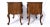 Wood Baker Furniture French Louis XV Serpentine Commodes, Tiger Oak, 1960s For Sale - Image 7 of 12