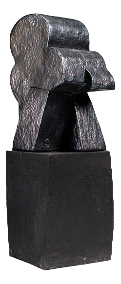 Cor Dam, Abstract Sculpture, Clay