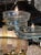 Modern Modern Steel Blue Murano Glass Chandelier For Sale - Image 3 of 8