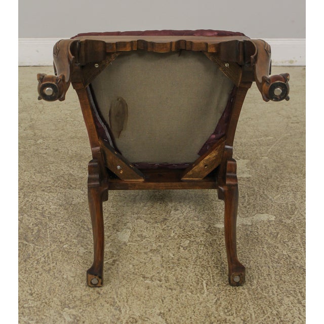 Pair Kindel Walnut Ball & Claw Side Chairs Chairish