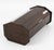 Brown Maison Desny Style Art Deco Modernist Box Macassar and Chrome For Sale - Image 8 of 10