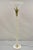 Vintage Postmodern Art Deco Figural Frosted Acrylic & Glass Torchiere Floor Lamp For Sale - Image 12 of 13