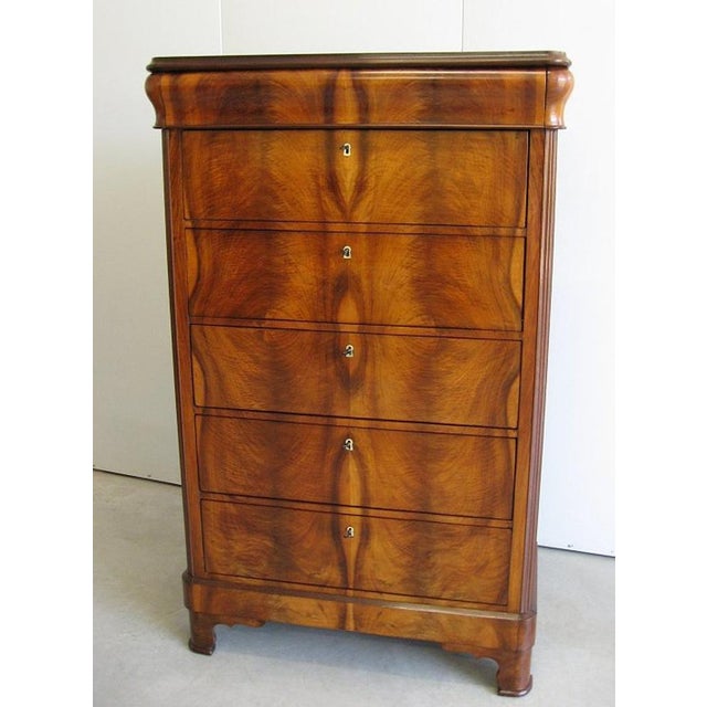 Antique Secretaire in Mahogany, 1850s For Sale - Image 13 of 13