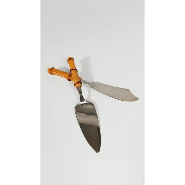 Vintage Dessert Set Flatware with Cake Servers in Stainless Steel, 1970s, Set of 14 For Sale - Image 10 of 17