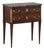 19th Century French Louis XVI Directoire Mahogany Marble Top Commode With Brass Accents For Sale