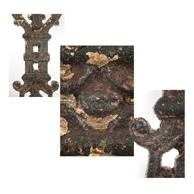 Cast Iron Balustrade Lamp For Sale - Image 3 of 5