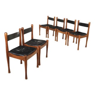 Chairs by Silvio Coppola for Bernini, 1970s, Set of 6 For Sale
