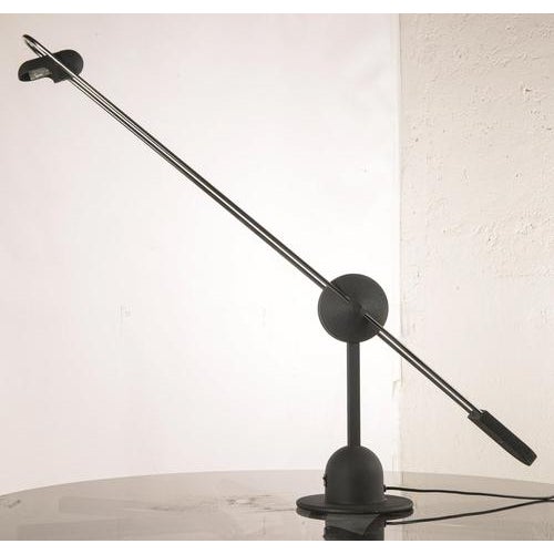 Metal Table Lamp in Steel and Painted Metal For Sale - Image 7 of 9