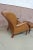 Stickley Leather Wingback Chair & Ottoman For Sale - Image 12 of 13