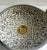 Gray Gray Ceramic Pottery Round Vessel Washbasin Sink for Bathroom With Brass Drain & Gifts For Sale - Image 8 of 9