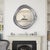 Martine Abstract Cast Iron Mirror in Silver For Sale - Image 11 of 11