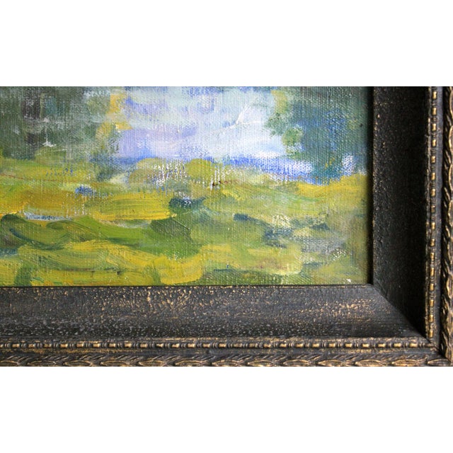 Modern Peteris Rungis, Summer Day, Oil on Canvas For Sale - Image 3 of 9