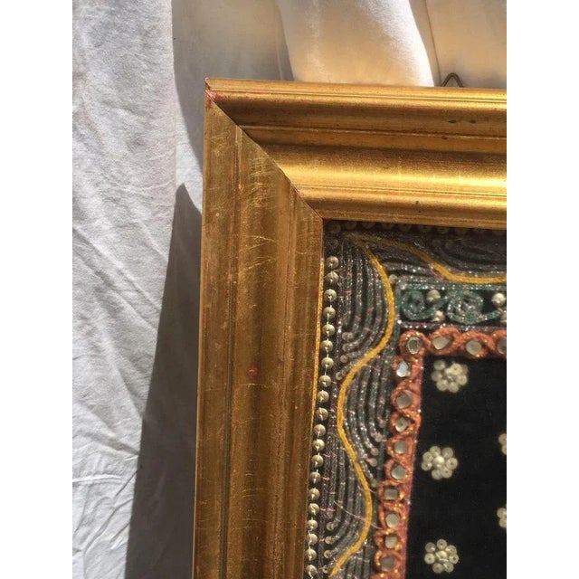 Textile Indian Decorative Tapestry in Silk For Sale - Image 7 of 13