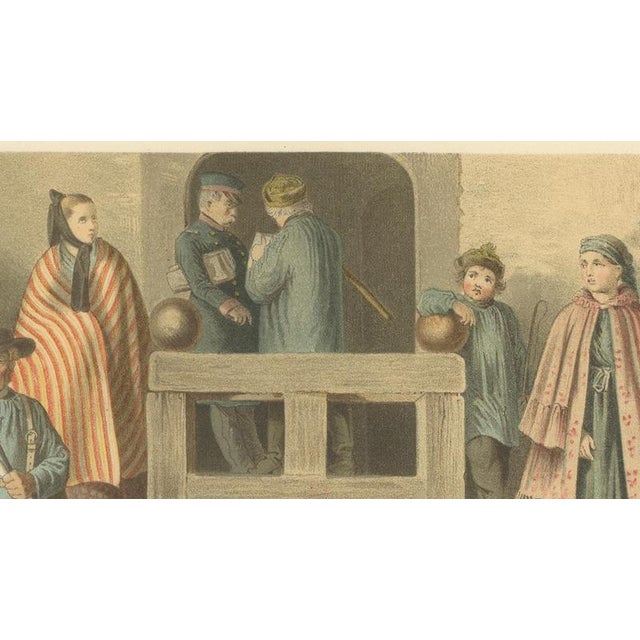 Harz Folk Costumes, 1875, Chromolithograph Print For Sale - Image 5 of 10