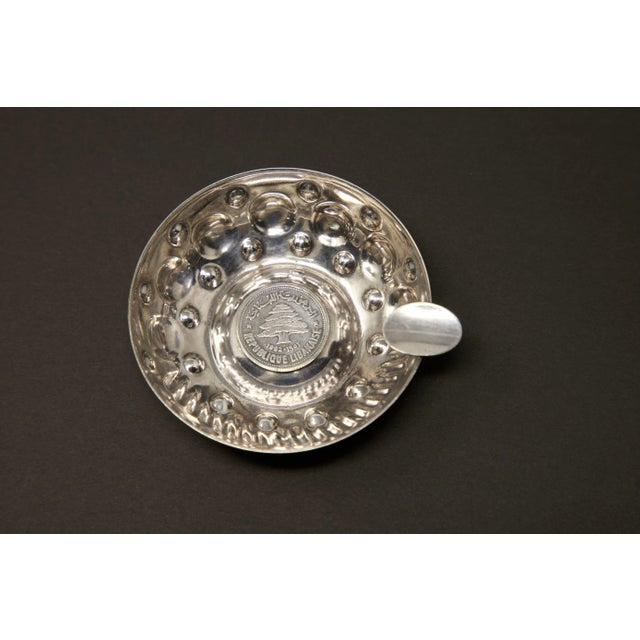 Mid 20th Century Sterling Silver Wine Taster For Sale - Image 4 of 13