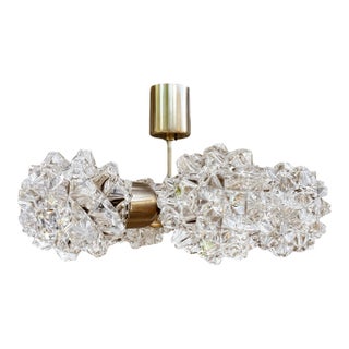 Sputnik Chandelier, Kamenicky Senov, Czechoslovakia, 1970s. For Sale