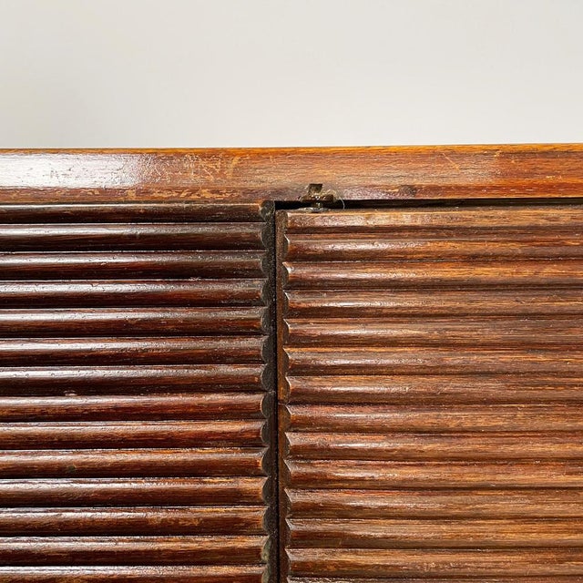 Italian Art Deco Wooden Sideboard with Four Doors attributed to Gio Ponti, 1940s For Sale - Image 12 of 18
