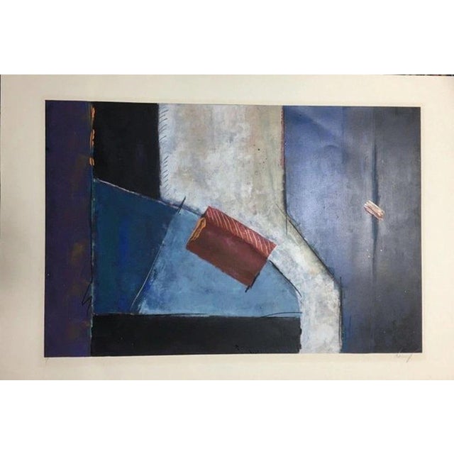 Delajoud Michel Alias Deljou Kamy, 1957 Monotype Ed. 1 / 1, 1958, Lithograph For Sale - Image 11 of 11