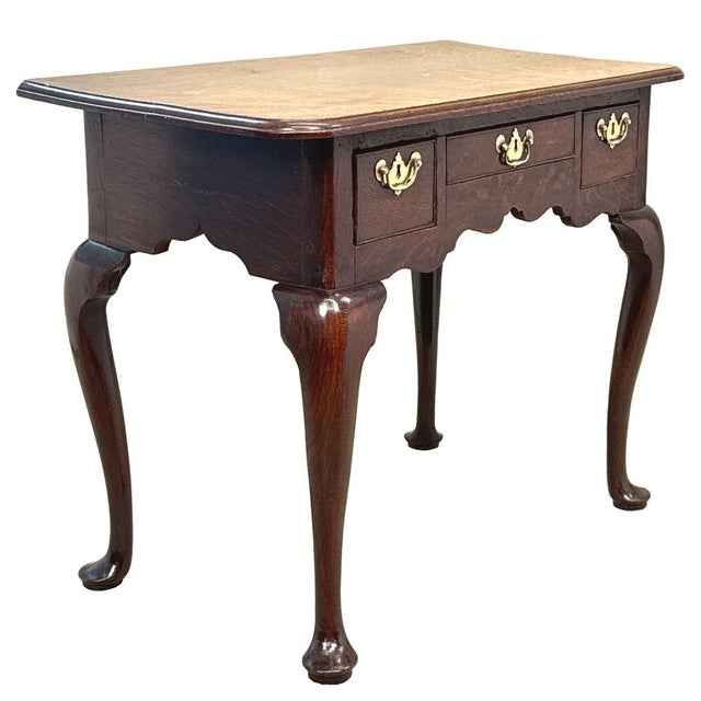 Antique Georgian Oak Table, 1720 For Sale - Image 9 of 11