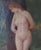 Portraiture Elegant Nude in Forest - French School, Oil on Wood, 18th Century For Sale - Image 3 of 6