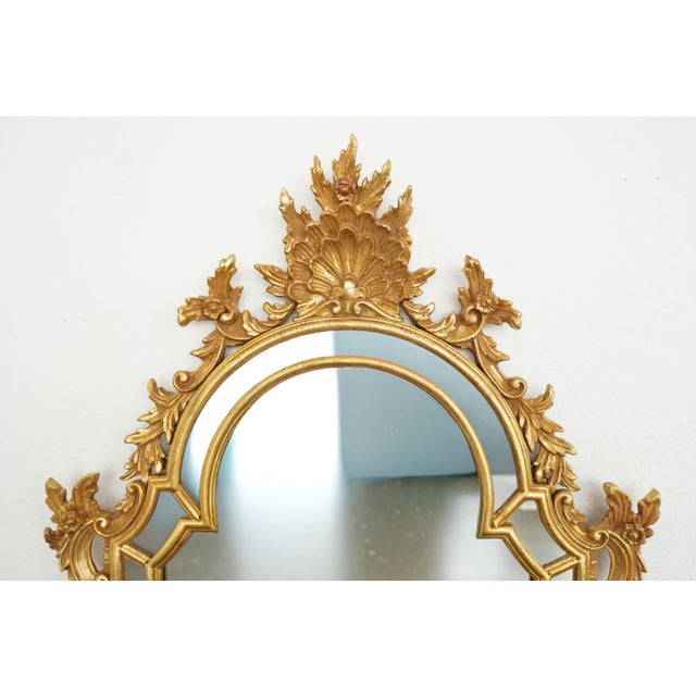 Glass Vintage La Barge Italian Wall Mirror For Sale - Image 7 of 16