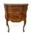 French Vintage French Cabinet Side Table Hidden Bar Storage Solid Walnut Hand Carved For Sale - Image 3 of 11