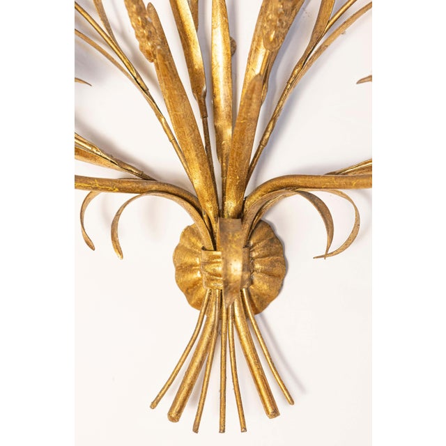 Gold Pair of 20th Century French Sconces - Inspired By Coco Chanel For Sale - Image 8 of 8