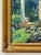Late 20th Century Modern Impressionist Oil Painting of a Garden in Greens, Framed For Sale In New York - Image 6 of 15