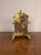 Large Antique Victorian Ornate Brass Mantle Clock, 1880 For Sale - Image 4 of 7