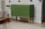 Green Glass Bar Cabinet with Brass Frame from Justfurnituress SRL For Sale - Image 4 of 15