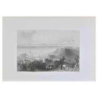 William Henry Bartlett, The Solway (from Harrington Harbour), 19th Century, Lithograph For Sale