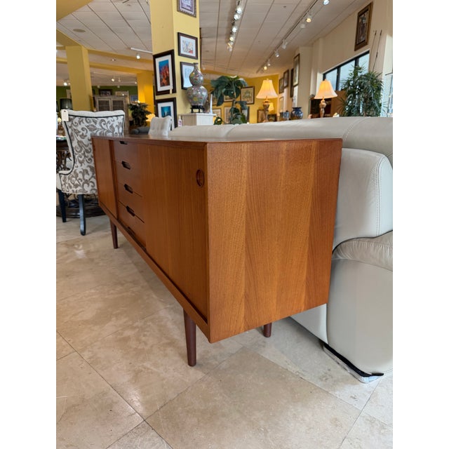 Alf Aarseth for Gustav Bahus Mid-Century Norwegian Teak Sideboard Credenza For Sale In West Palm - Image 6 of 12