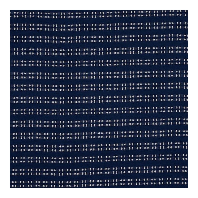 Sample - Schumacher Bolsa Indoor/Outdoor Fabric in Navy For Sale