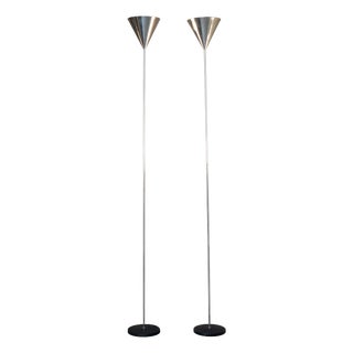 Funnel Lamps by Luigi Caccia Dominioni for Azucena, Set of 2 For Sale