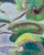 Impressionist Bright Red Geraniums Oil Painting For Sale - Image 3 of 4
