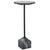 Sumer Marble Drink Table in Grey Marble / Black For Sale In Philadelphia - Image 6 of 8
