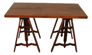 Industrial Style Sawhorse Work Table