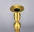 Queen Anne 18th Century Queen Anne English Brass Push-Up Candlestick For Sale - Image 3 of 6
