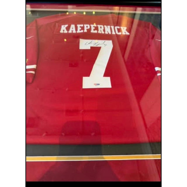 Kaepernick Autographed Framed 49ers Jersey For Sale - Image 11 of 11