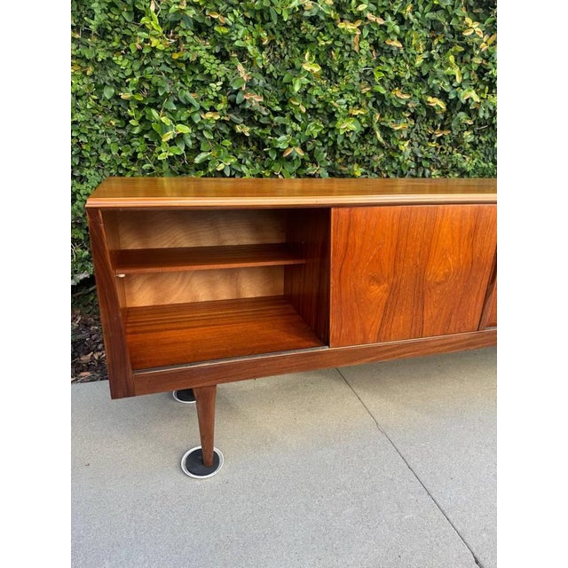 Mid-Century Modern Teak Sideboard Credenza For Sale - Image 11 of 15