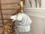 Wood 1950s Ceramic Roman Horse Head Lamp & Shade by Phil-Mar Lamps For Sale - Image 7 of 18
