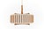 Japanese Adjustable Ceiling Lamp in Teak by Temde Swiss, 1960s For Sale - Image 10 of 10
