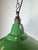 Industrial British Green Enamel Factory Pendant Lamp from Maxlume, 1960s For Sale - Image 14 of 18