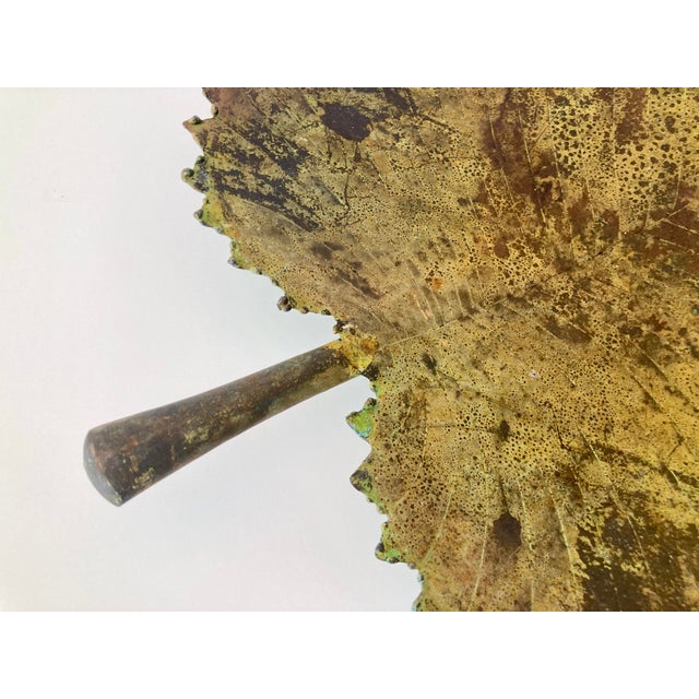 Bronze Leaf Centerpiece Sculpture #5 For Sale - Image 10 of 12