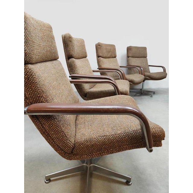 Work in style…with these four stylish Artifort Channel office chairs designed by Geoffrey Harcourt. Still upholstered in...