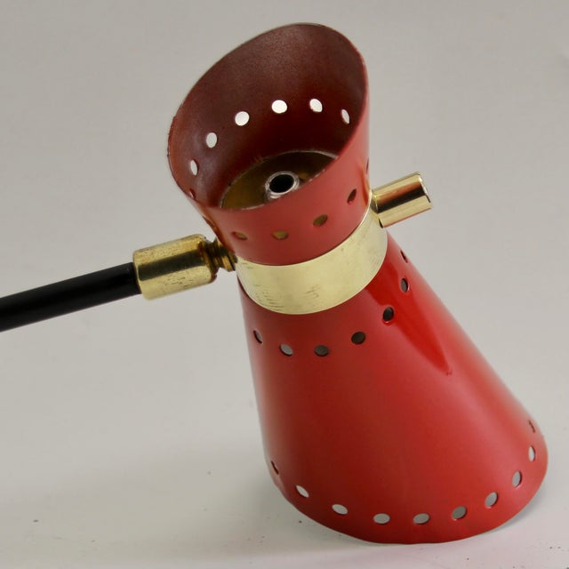 Mid-Century Diabolo Sconce, 1950s For Sale - Image 10 of 14